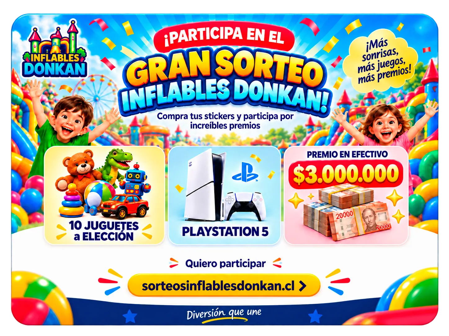 Promoción Inflables Donkan
